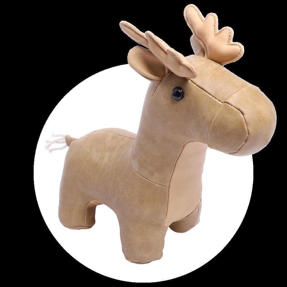 UNUS HOME Dekofigur Raik the Reindeer (1 St., 65x35x65 cm), Buchstütze, Türstopper, Sitzgelegenheit, Dekoration