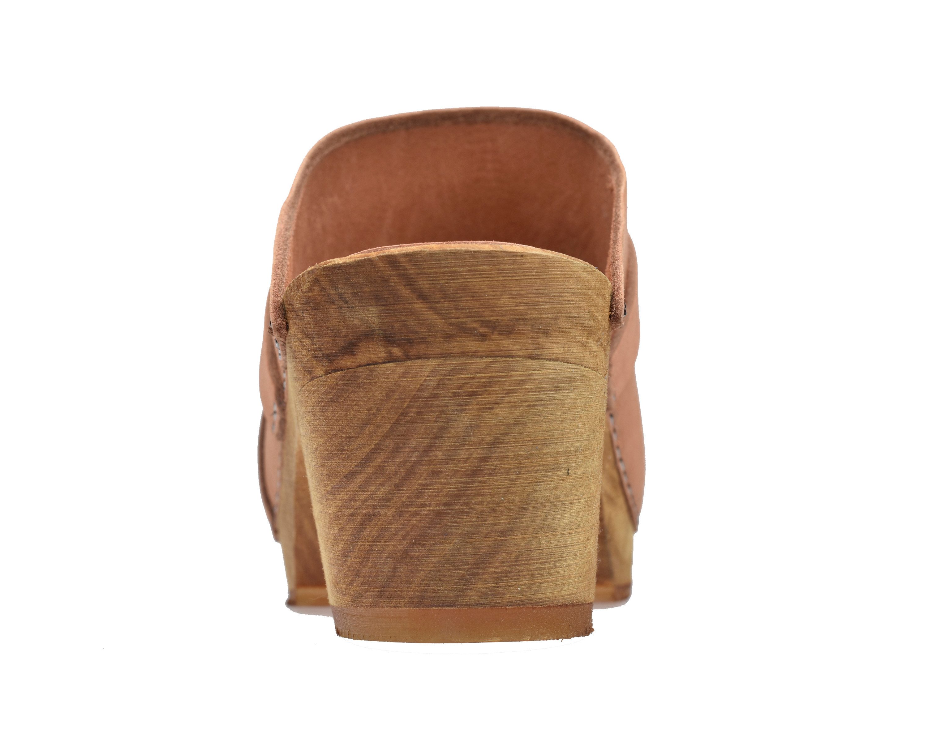 Sanita Sanita Wood Manuella Square Clog