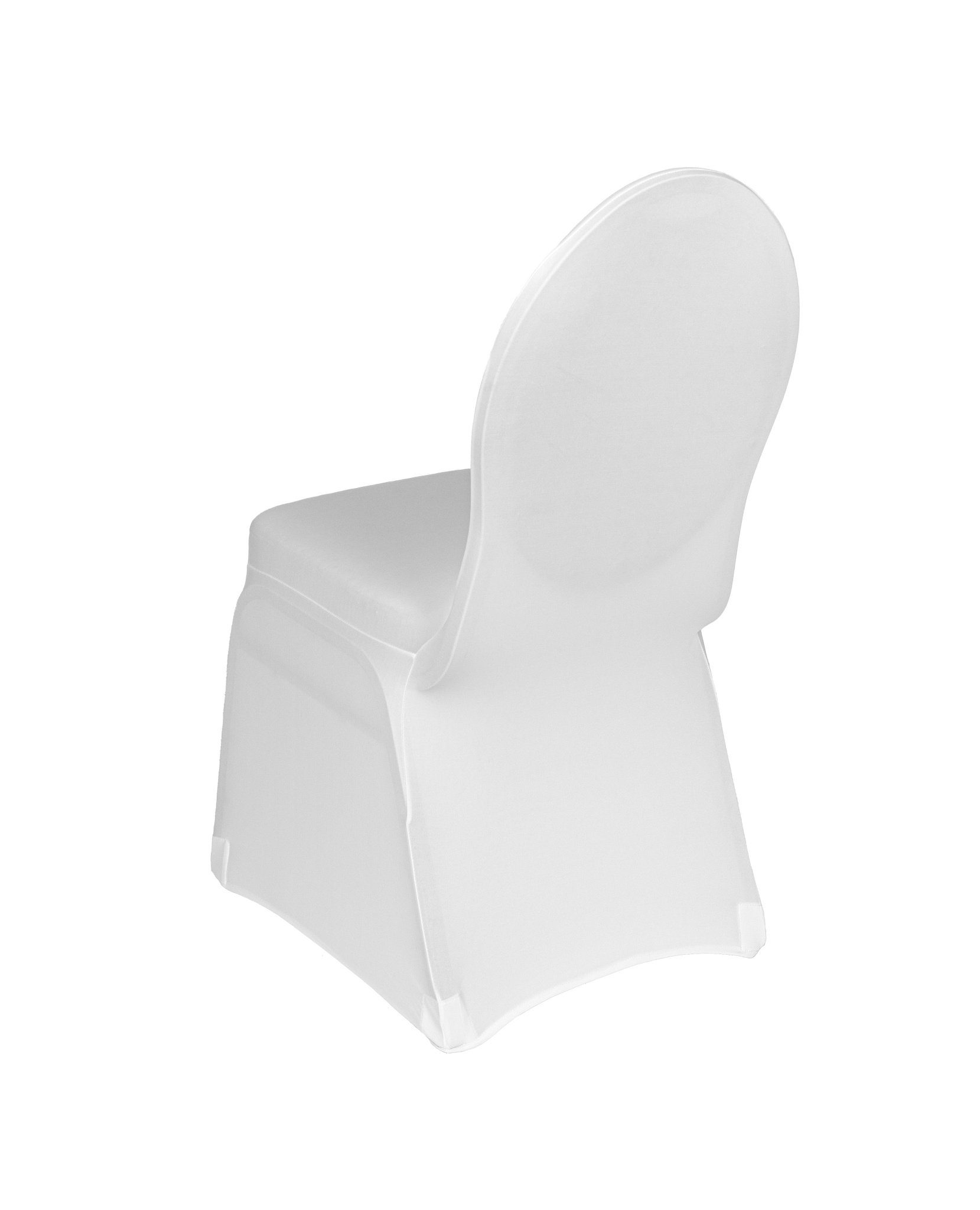 Stuhlhusse Universeller Stretch Stuhlbezug oder ohne Elastan) Gastronomie-Qualität, langlebig TexDeko, mit strapazierfähig Bankettstühle für (10% & Rock
