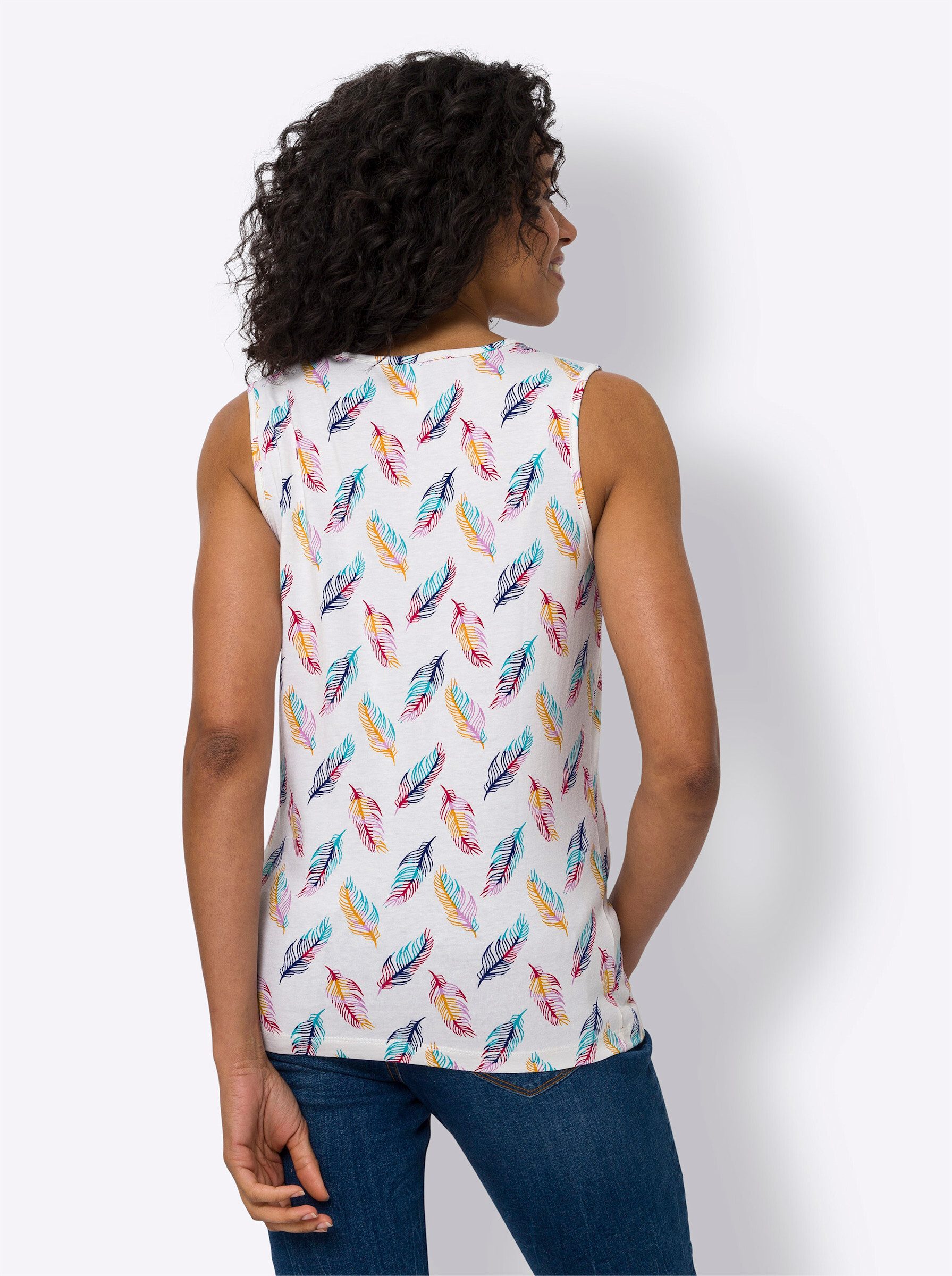 Sieh an! Shirttop Shirttop Ärmellos