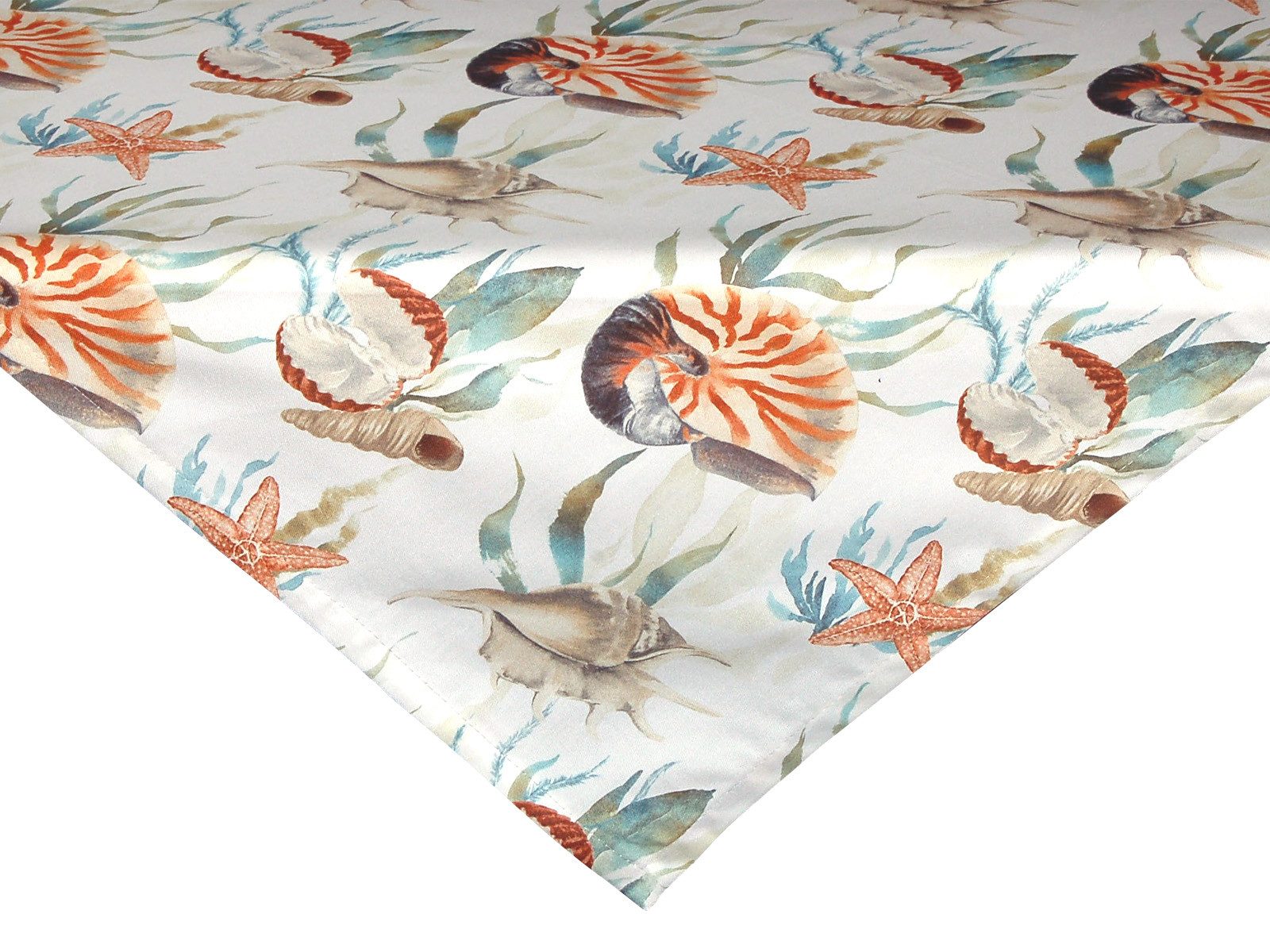 beties Mitteldecke Atelier (1-tlg), Meeresjuwel ca. 80x80 cm 100% Baumwolle maritime Urlaubsstimmung