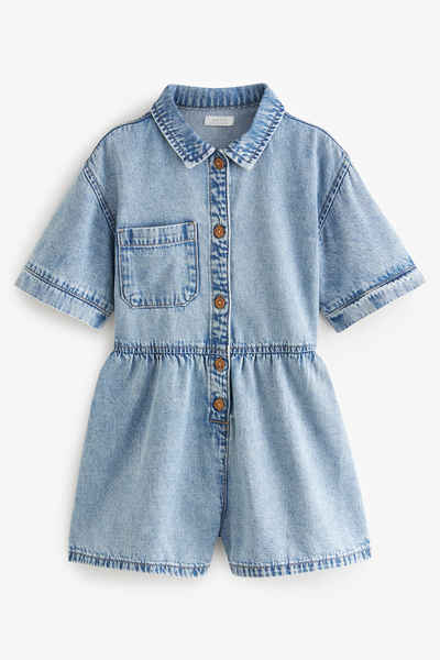 Next Playsuit Hemd-Playsuit aus Denim (1-tlg)