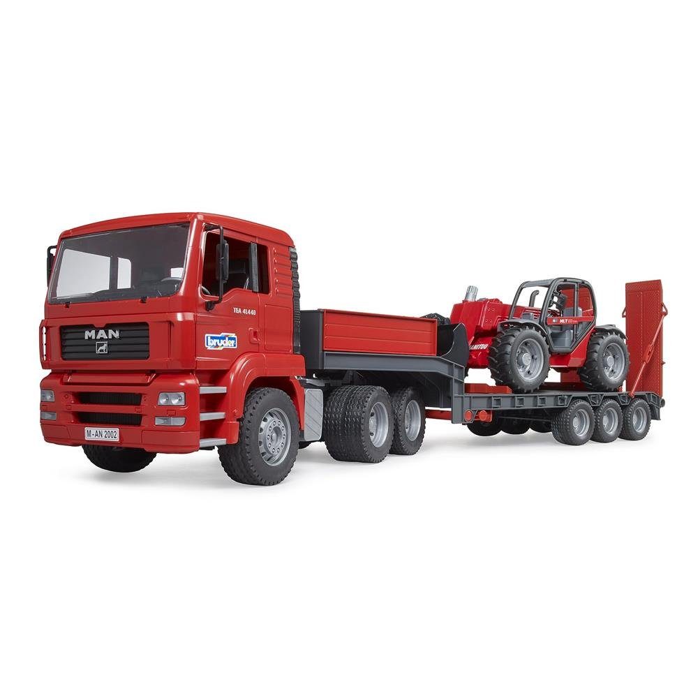 Bruder® Spielzeug-LKW 02774 MAN TGA, (Tieflader mit Manitou Teleskoplader, günstig online kaufen