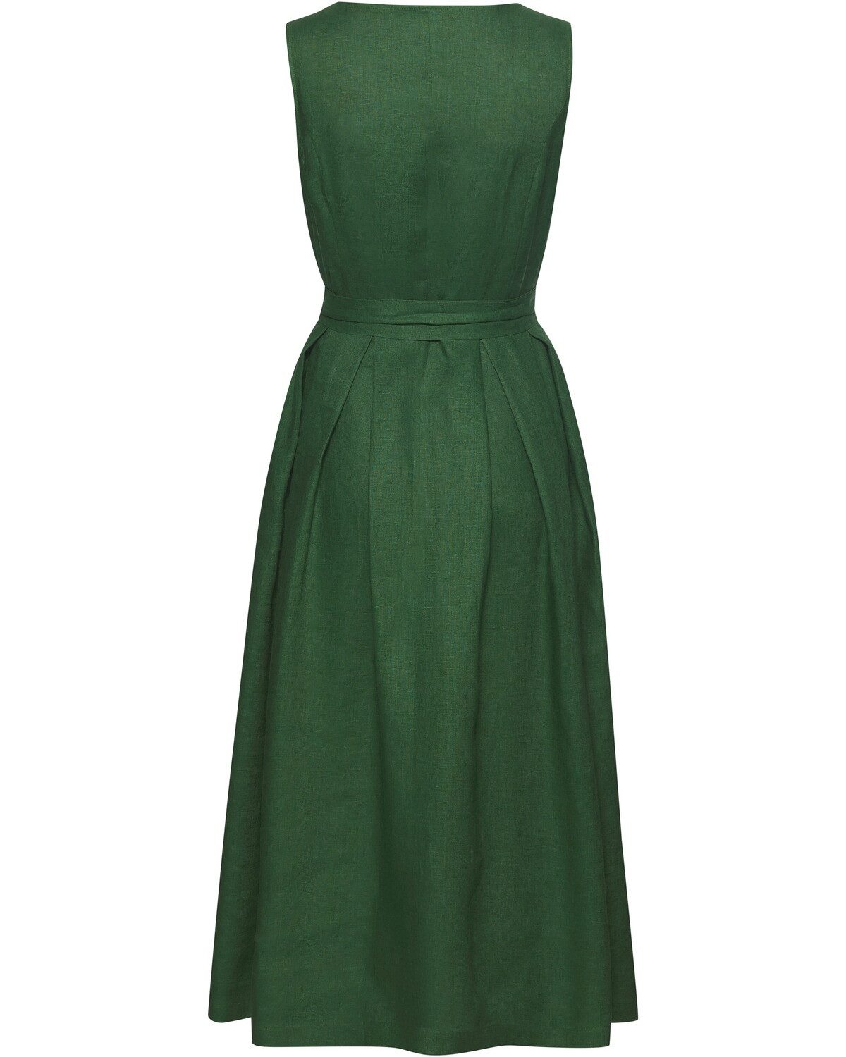 Luis Steindl Trachtenkleid Ärmelloses Leinenkleid