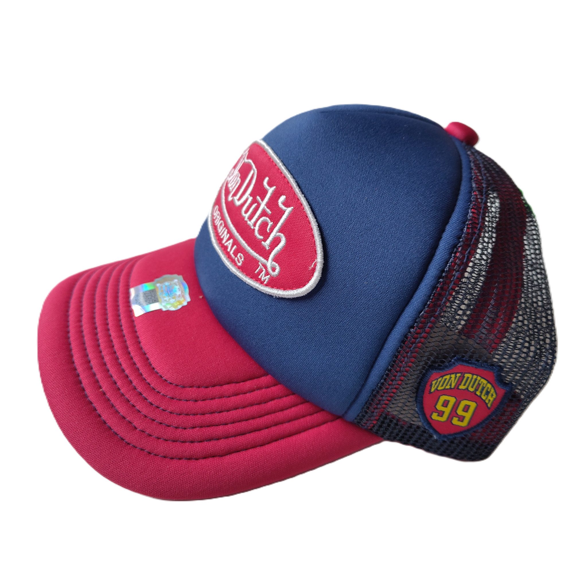 Von Dutch Trucker Cap Von Dutch Originals Foam Trucker Cap LUND Navy/Navy (Basecap, Meshcap, Basecap, Trucker Kappe)