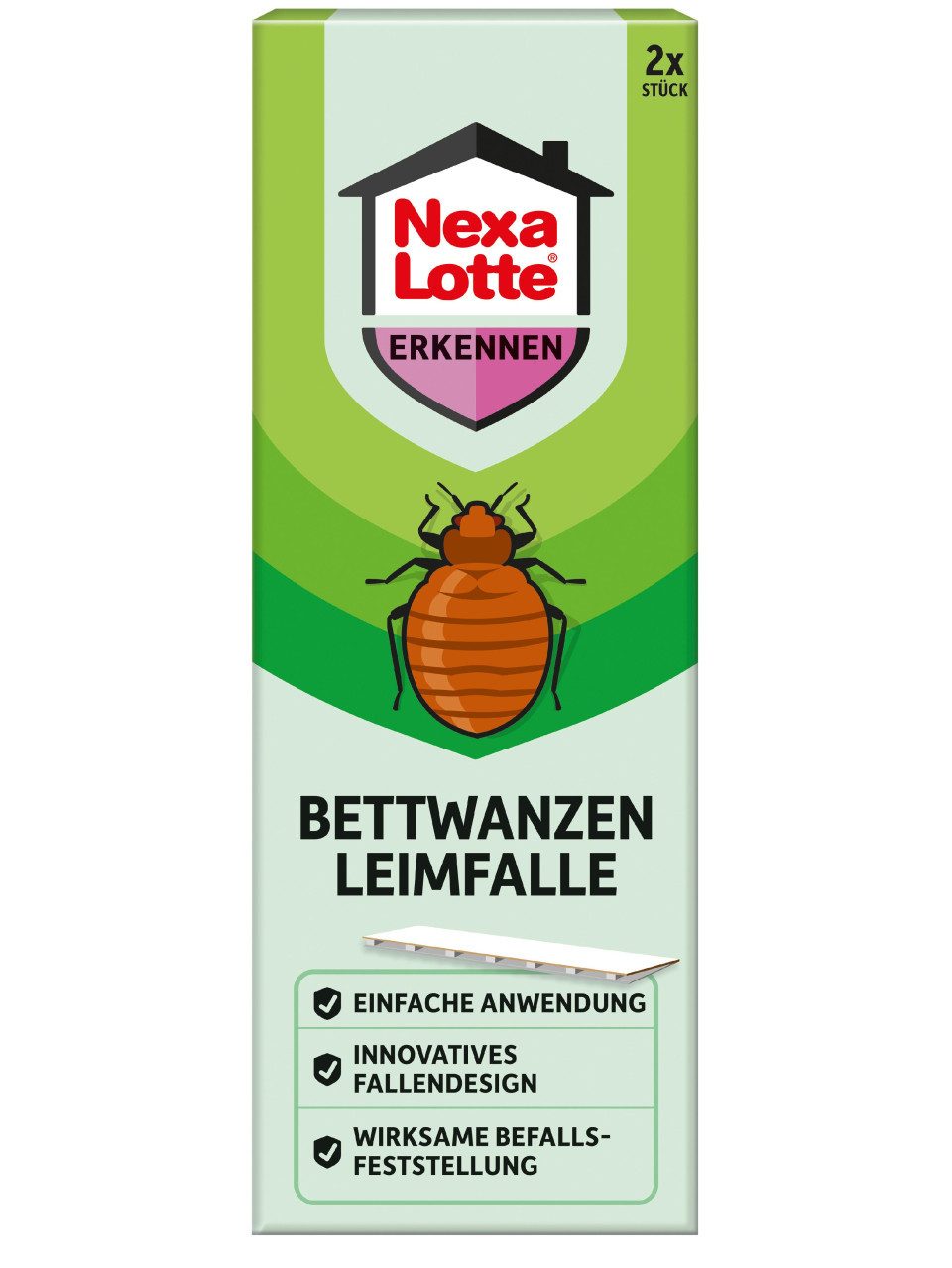 Nexa Lotte Insektenfalle Nexa Lotte Bettwanzen Leimfalle 2 Stück