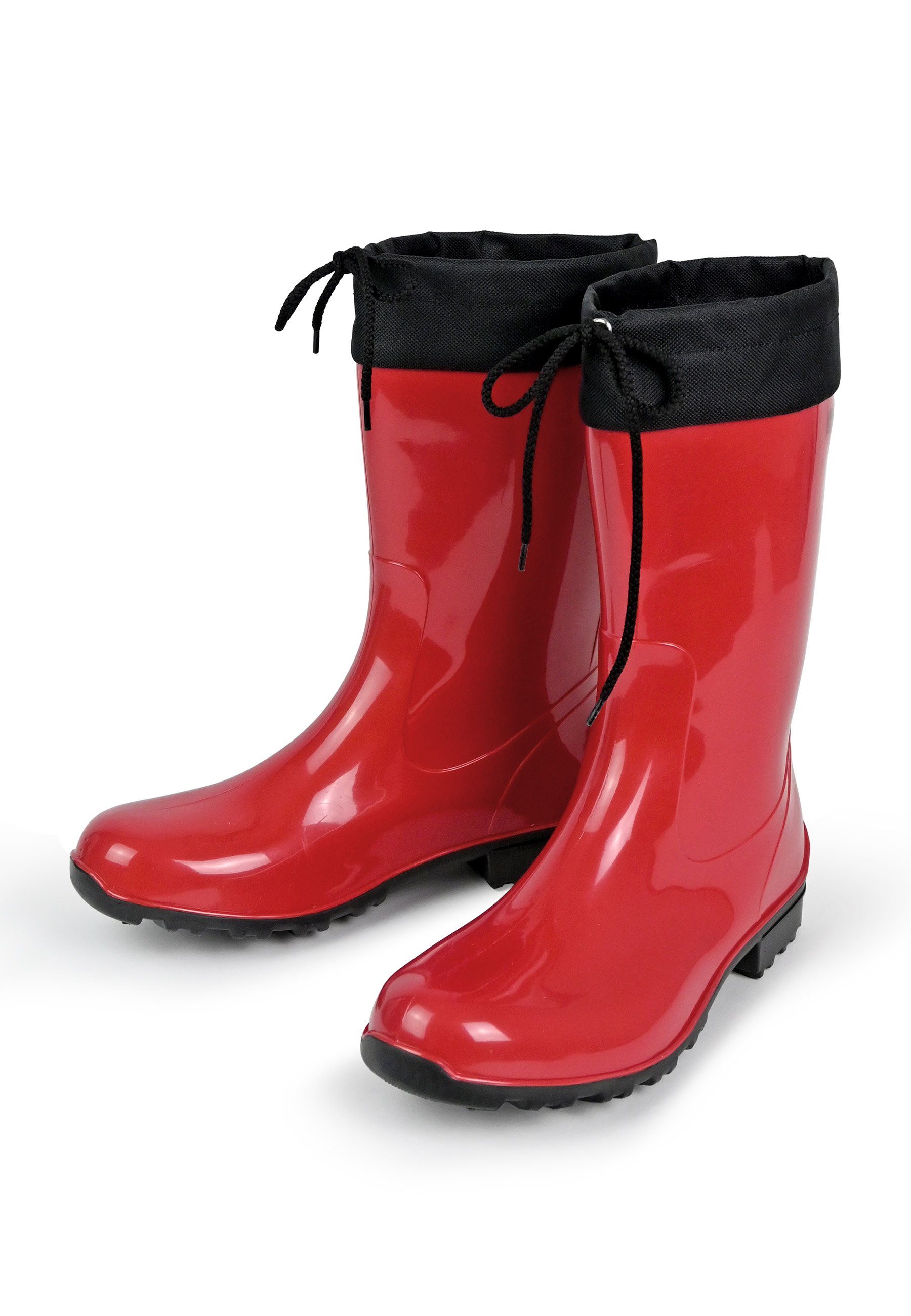 Regenliebe de Fieselregen Gummistiefel mit Stulpe halblang farbenfroh und wasserdicht