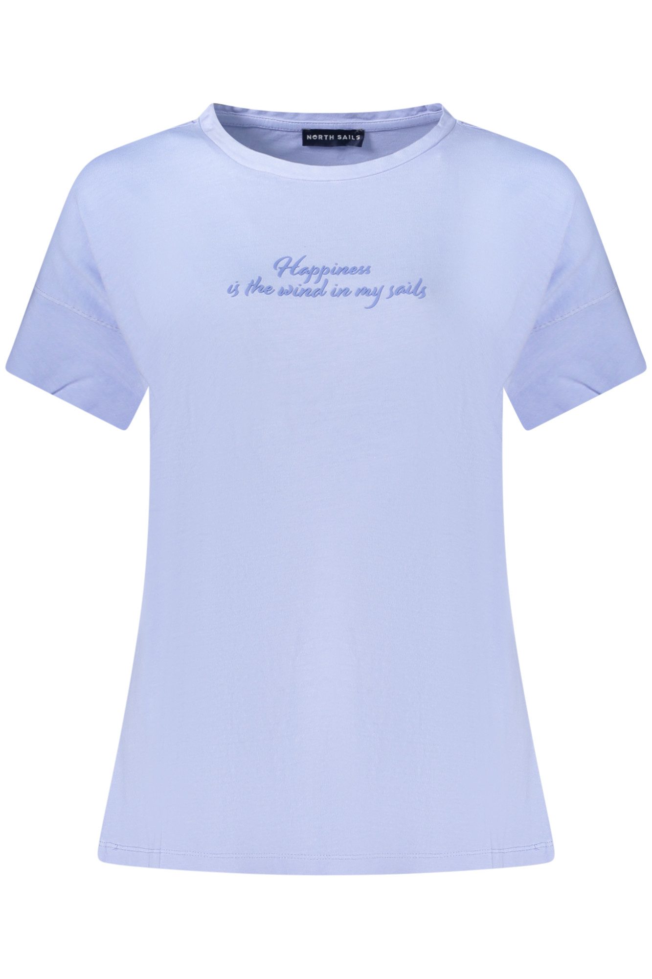 North Sails T-Shirt Lila Damen T-Shirt mit Rundhals & Logo –