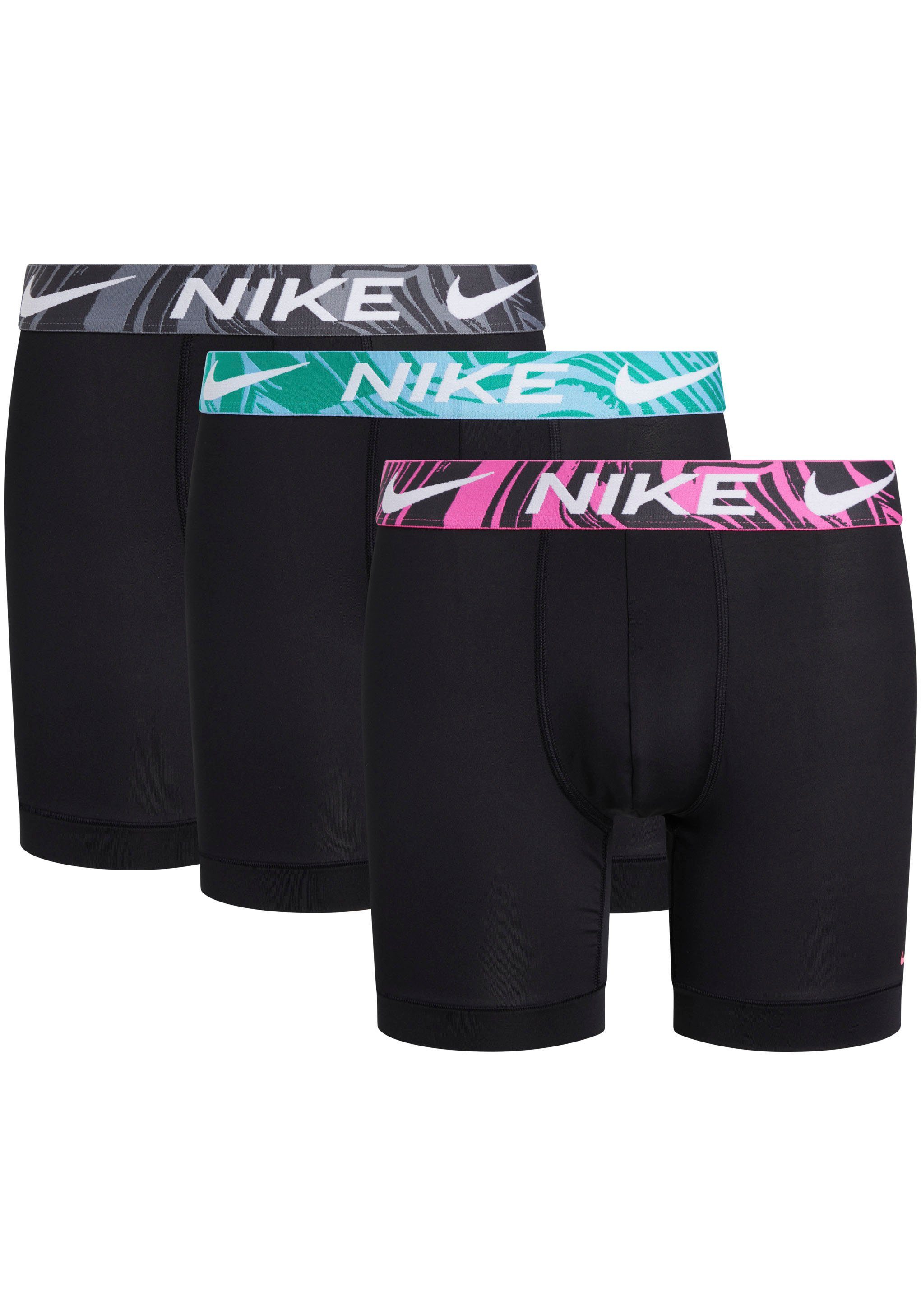 NIKE Underwear Boxer BOXER BRIEF 3PK (Packung, 3-St., 3er) mit NIKE Logo-Elastikbund