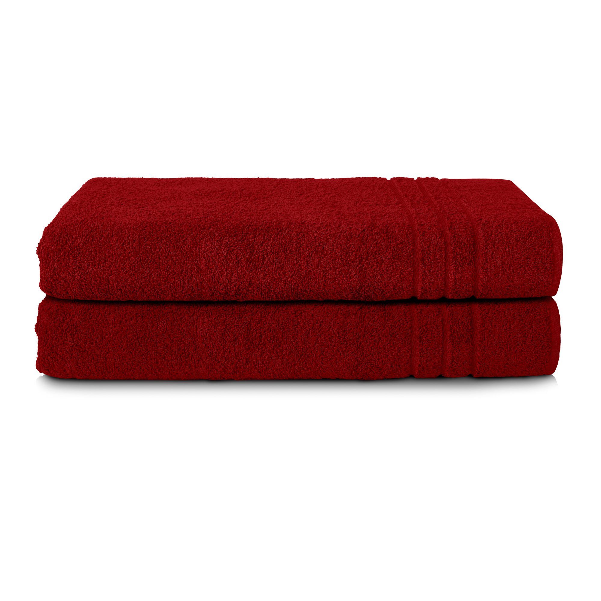 Komfortec Saunatuch Frotte aus 100% Baumwolle, Frottee (Packung, 2-St), 80x günstig online kaufen