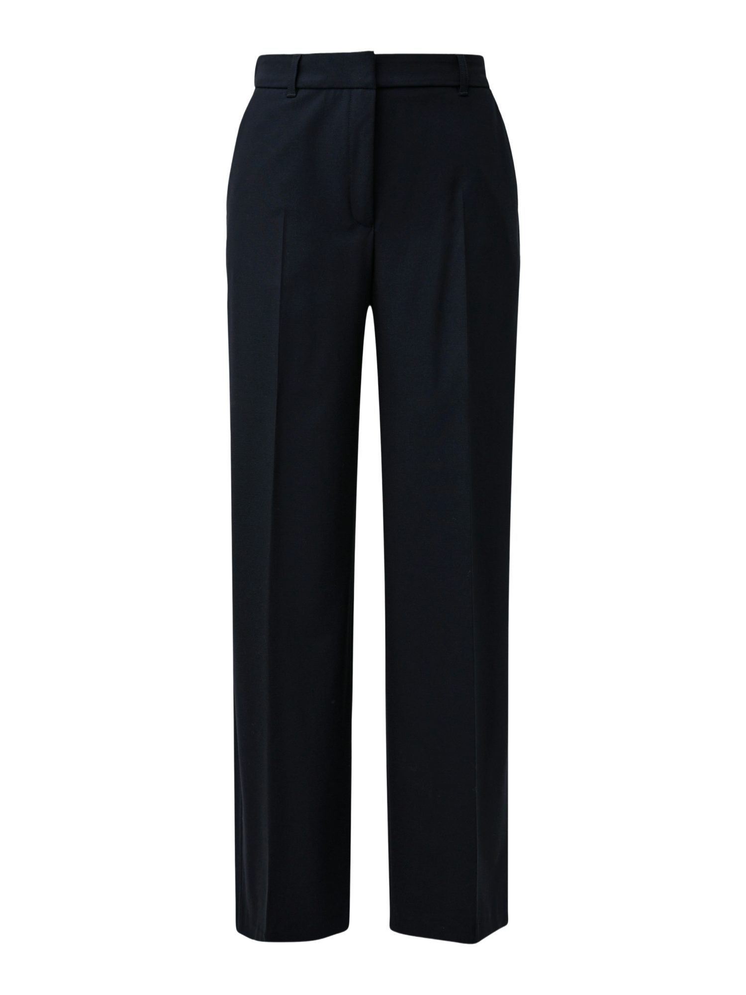 s.Oliver BLACK LABEL Weite Jeans schwarz,Business,Polyester,Unifarben,Regular Fit,Mittel