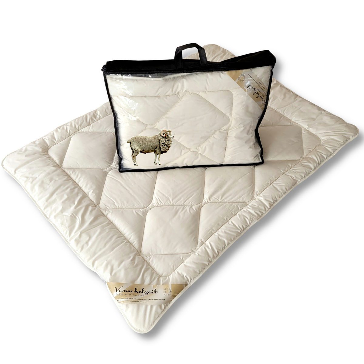 Meivita Naturhaarbettdecke Merino Schafschurwolle Ganzjahresdecke Kinderdec günstig online kaufen