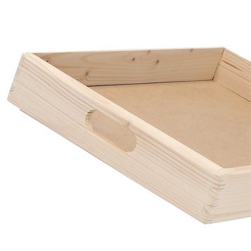 Zeller Present Aufbewahrungsbox Aufbewahrungskiste 40x30 Allzweckkiste aus Holz (Stück, 1 St., 1 Aufbewahrungskiste), Aufbewahrungsbox
