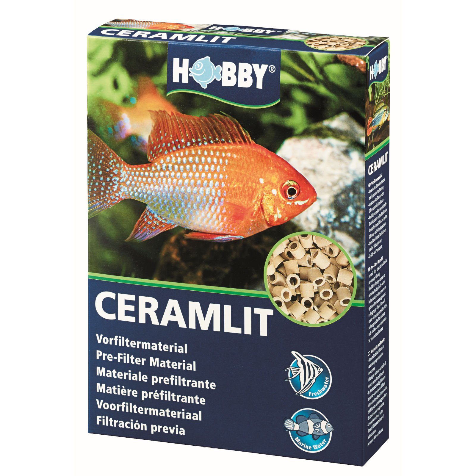 Aquariumfilter Ceramlit, Filterröhrchen, 600 g