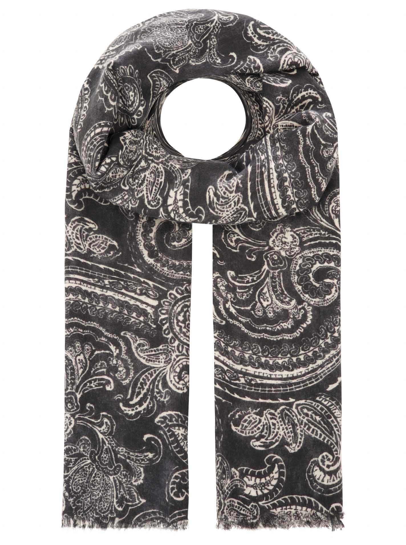 Zwillingsherz Schal "Classic Paisley", anschmiegsam, zeitloses Paisleymuster