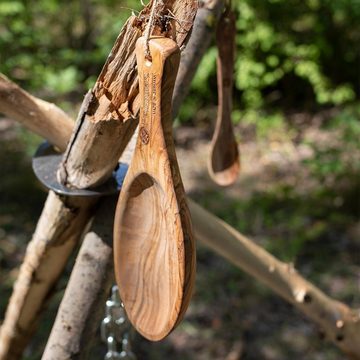 Petromax Trinkschale 25 cm Olivenholz jedes Teil ein Unikat Griffschale, Olivenholz, nachhaltig Handmade aus Deutschland