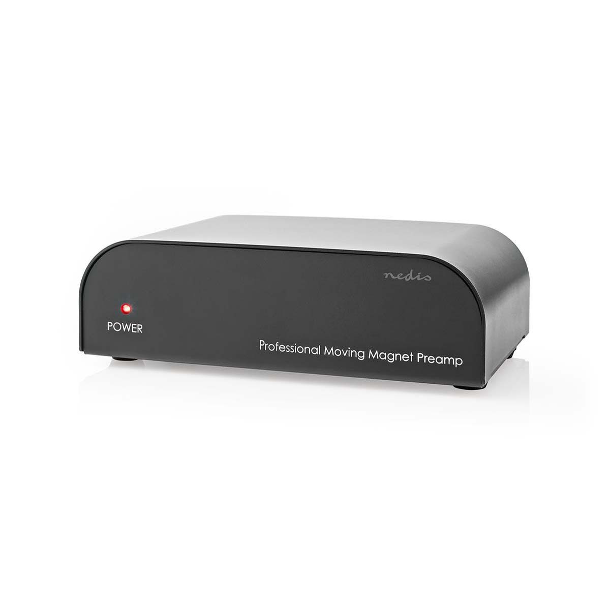 Nedis AAMP2411BK Verstärker (RCA In/Out, Signalanhebung, kompakte Bauweise, einfache Bedienung)