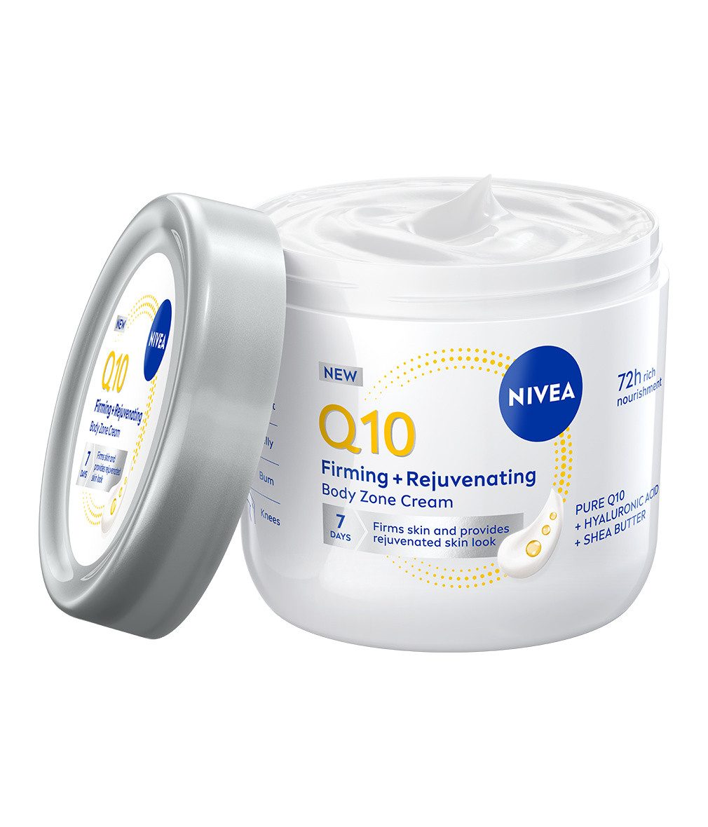 Nivea Feuchtigkeitscreme Q10 Straffende & Verjüngende Body Creme 400ml, 1-tlg.