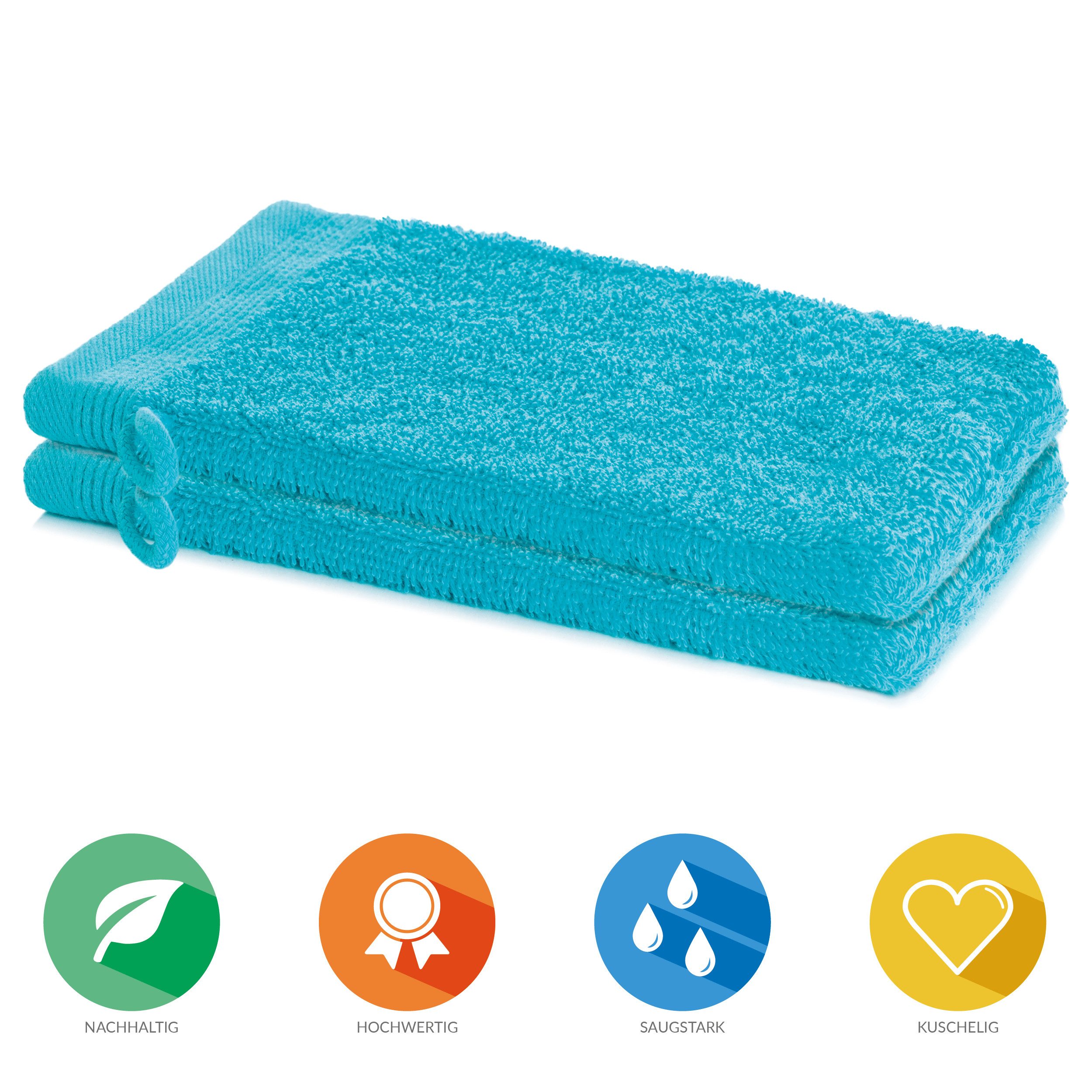 Lavea Waschhandschuh Bali Waschlappen 16x22 cm, Waschhandschuhe, kleine Han günstig online kaufen