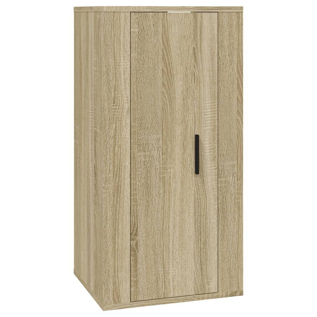 TV-Schrank TV-Schrank-Set (4-St) Sonoma-Eiche Holzwerkstoff vidaXL Eiche 4-tlg. Sonoma