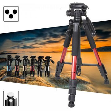 Lubgitsr Kamera Stativ mit 48–140cm Höhe, leichtes Camera Tripod Dreibeinstativ