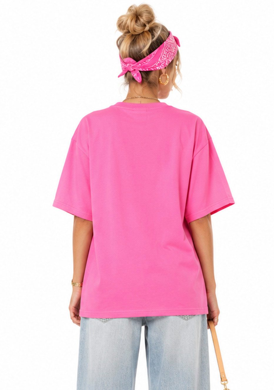 Moschino T-Shirt COUTURE 3D Logo Paint-Effect Shirt Oversize 3D-Logo mit handgemaltem Effekt