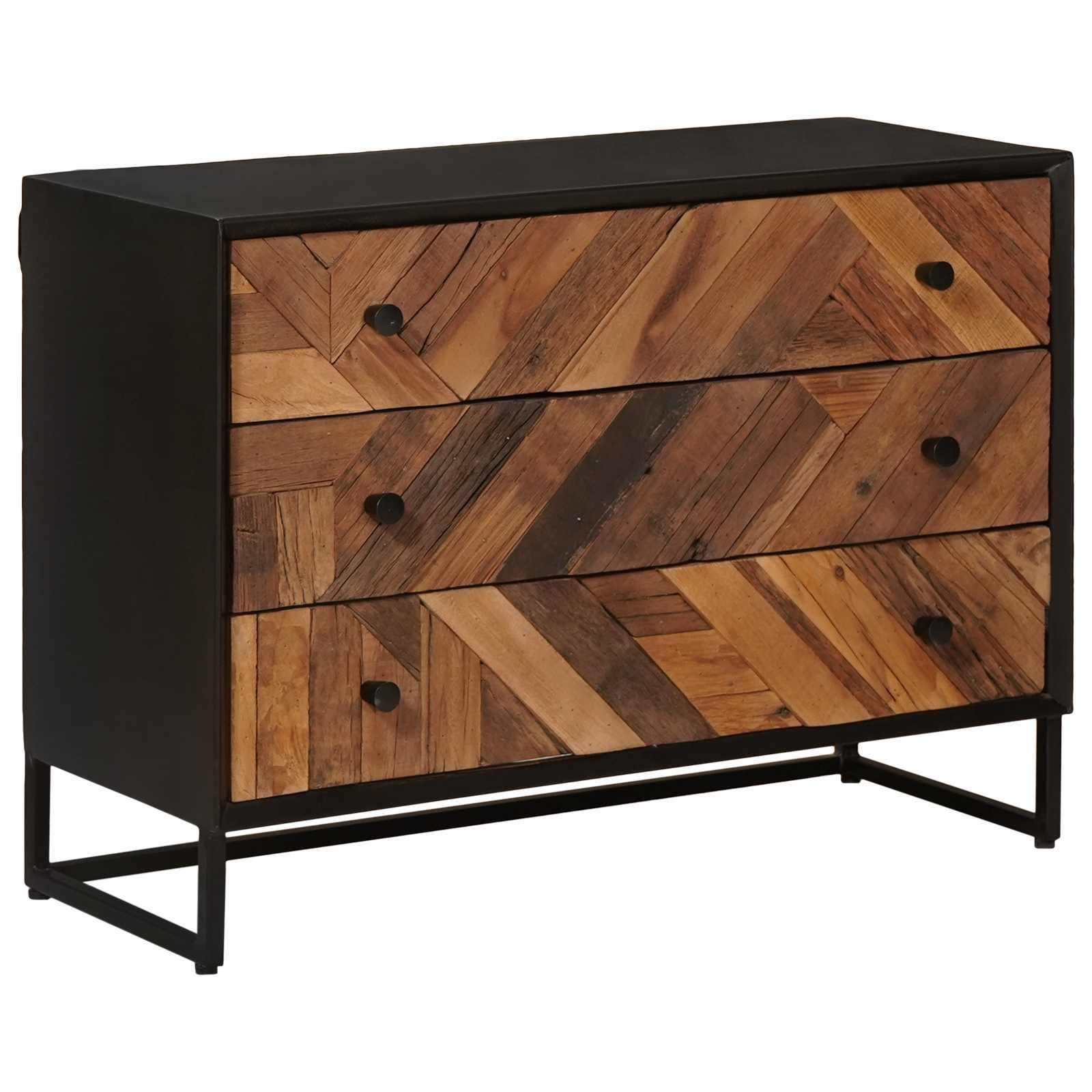 vidaXL Sideboard Schubladenschrank mit Schubladen 75 x 30 x 54 cm (1 St)