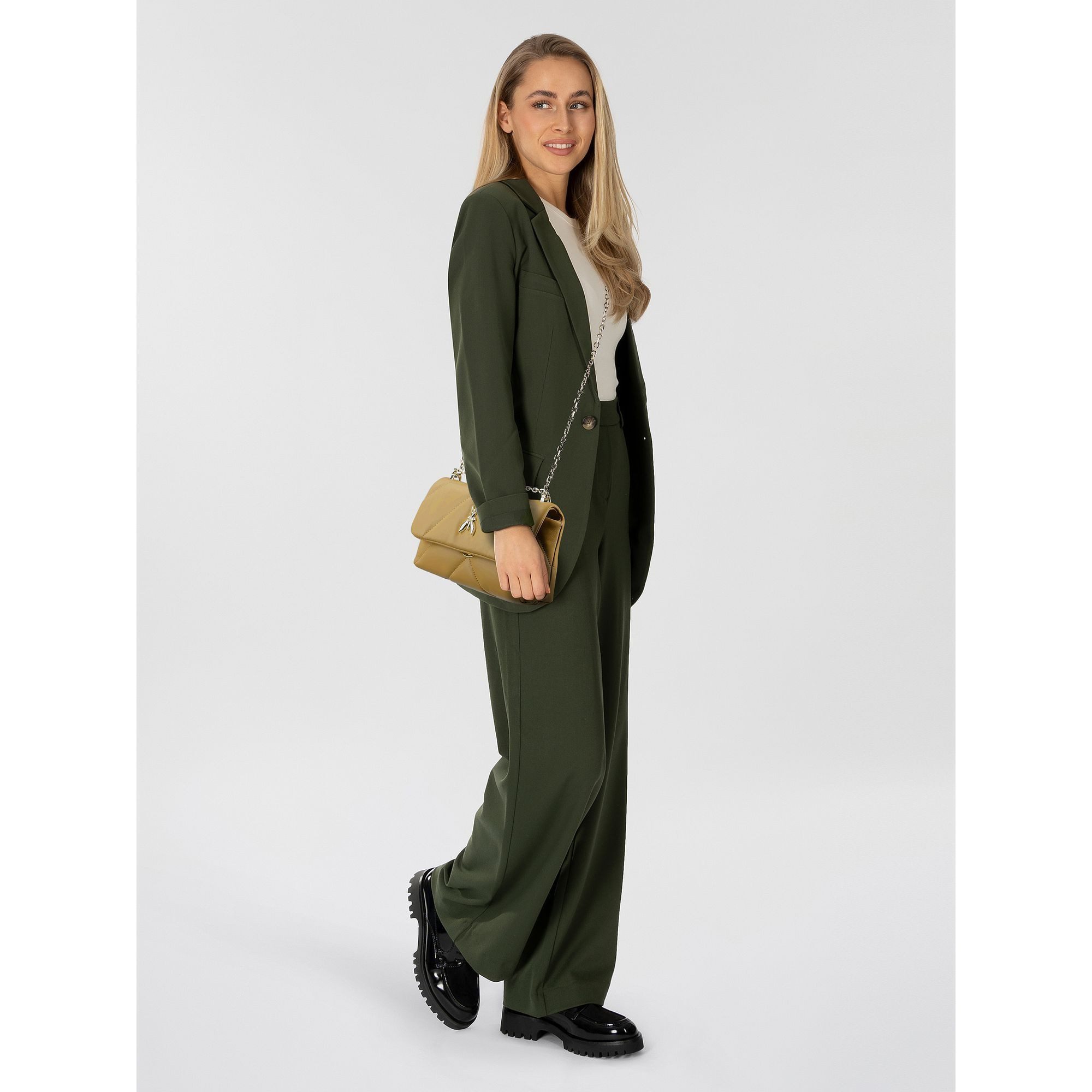 Patrizia Pepe Umhängetasche Fly Padded, Leder