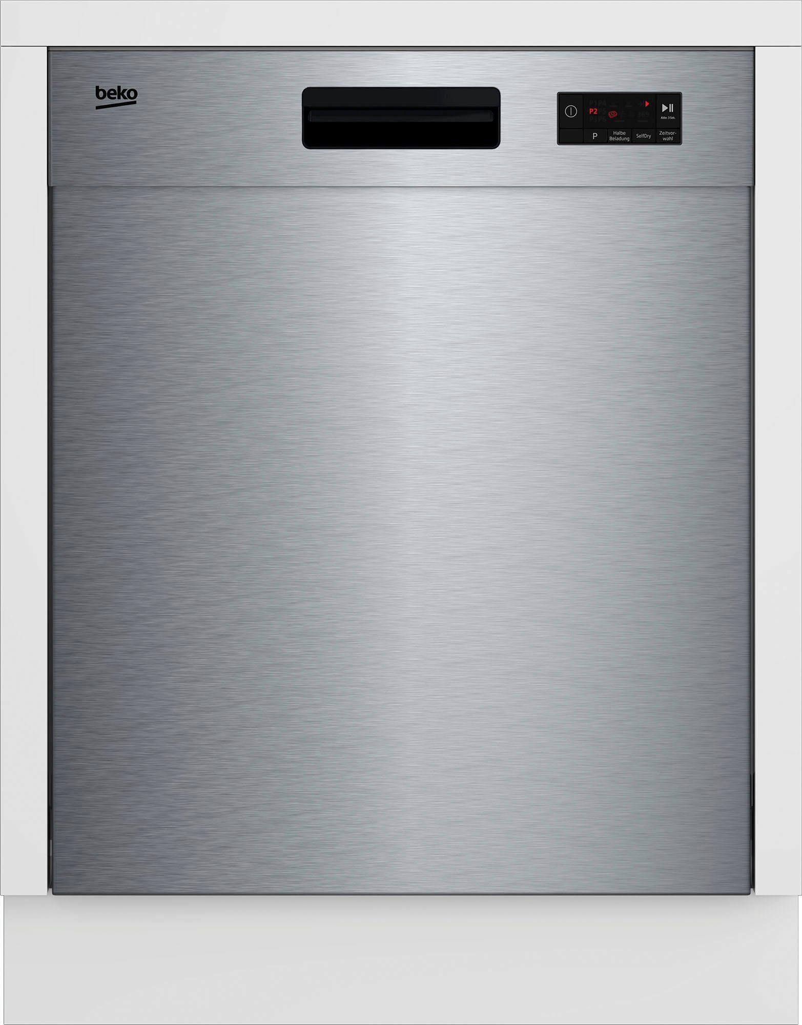 BEKO Unterbaugeschirrspüler BDUN15O30X 7689001677, 14 Maßgedecke, hocheinbaufähig