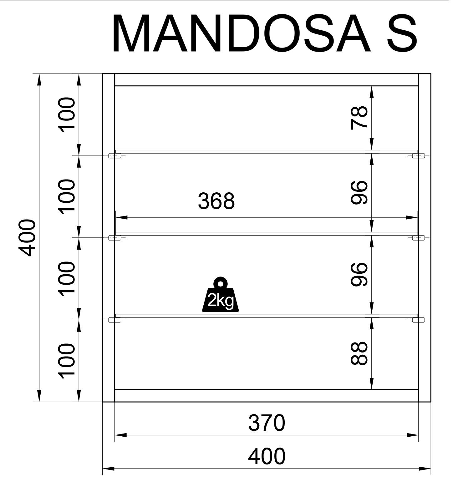 Deko Mandosa Sammel Hängevitrine Hängevitrine VCM Wandvitrine Buche (1-St) S