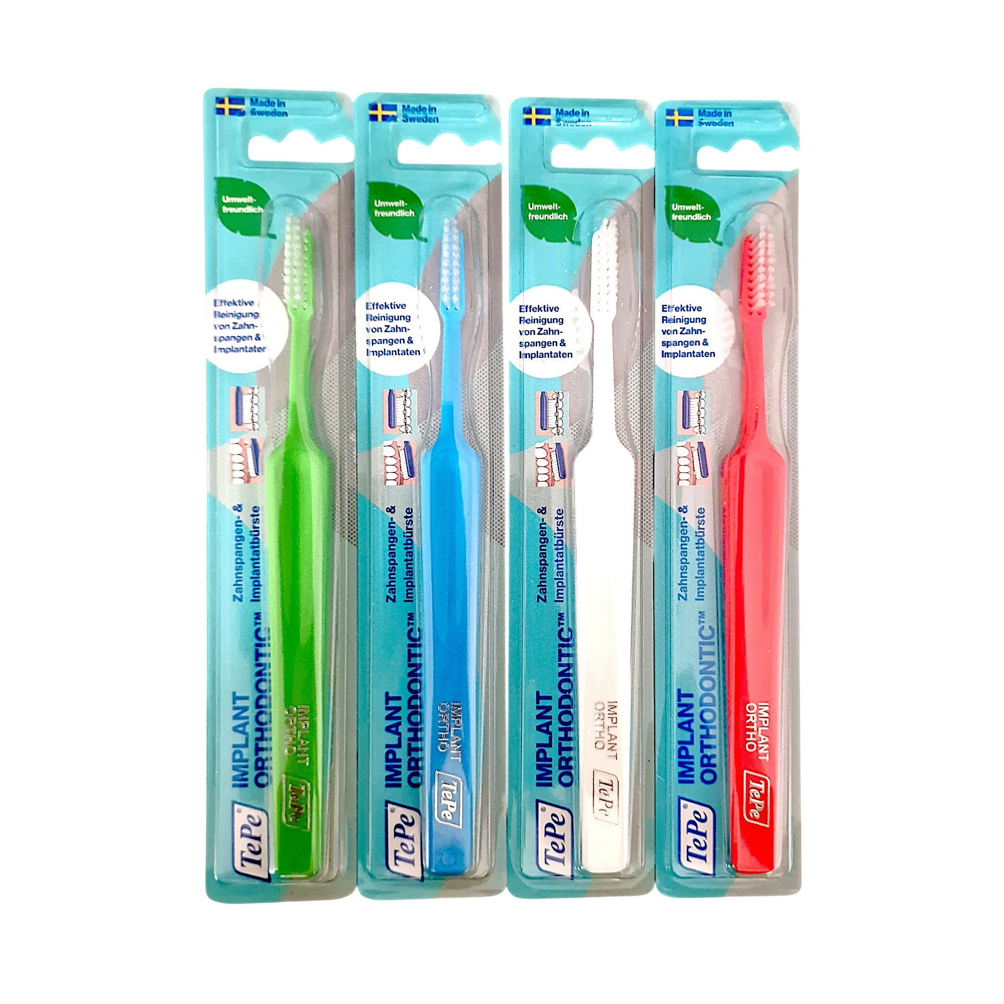 TePe Zahnbürste 2x TePe Implantat/Ortho Zahnbürste
