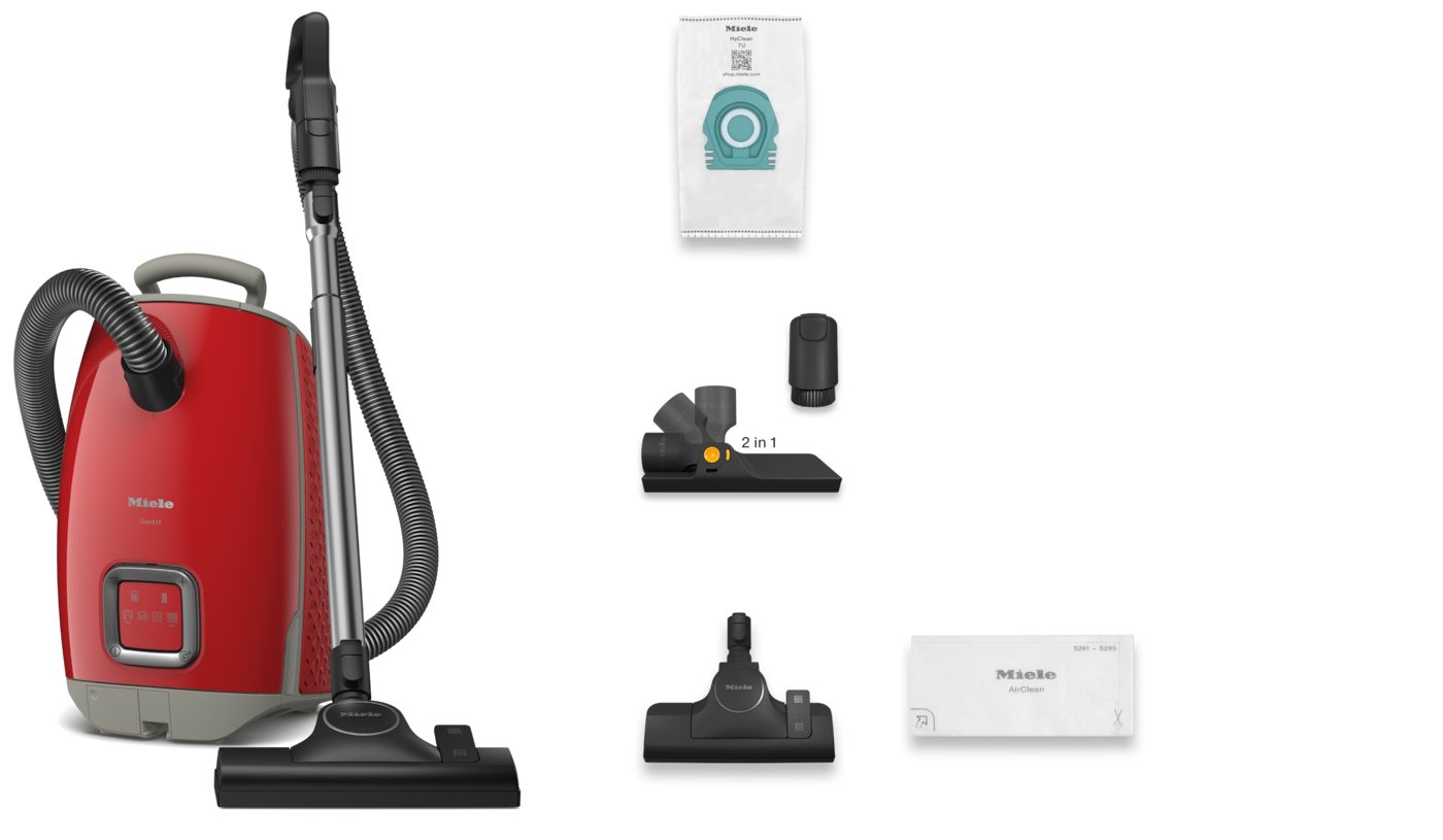 Miele Bodenstaubsauger Guard L1 Red Pulse, 890 W, mit Beutel