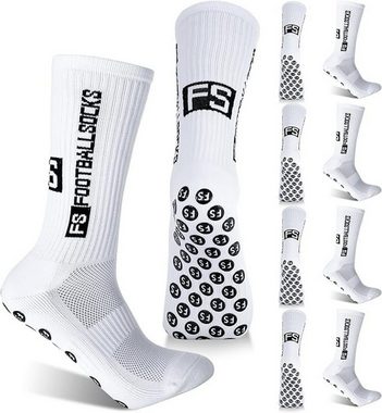 Henreal Sportsocken 5 Paare Fußball Socken, Fußballsocken Anti Rutsch Grip (5-Paar)