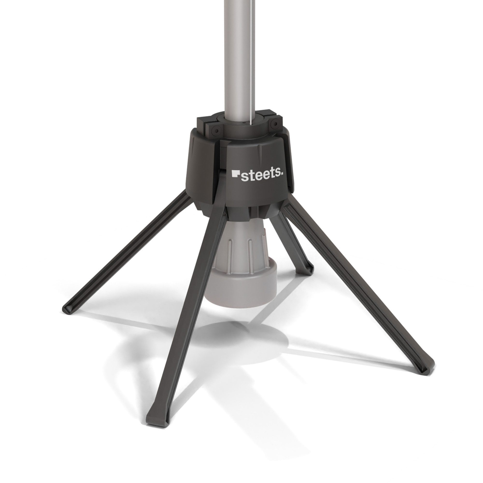 Steets Unterarmkrücke Abstellhilfe 1x - für Krücken & Gehhilfen, inkl. Befestigungsmaterial, 1-tlg., Made in Germany, Einklappbar & sicherer Stand