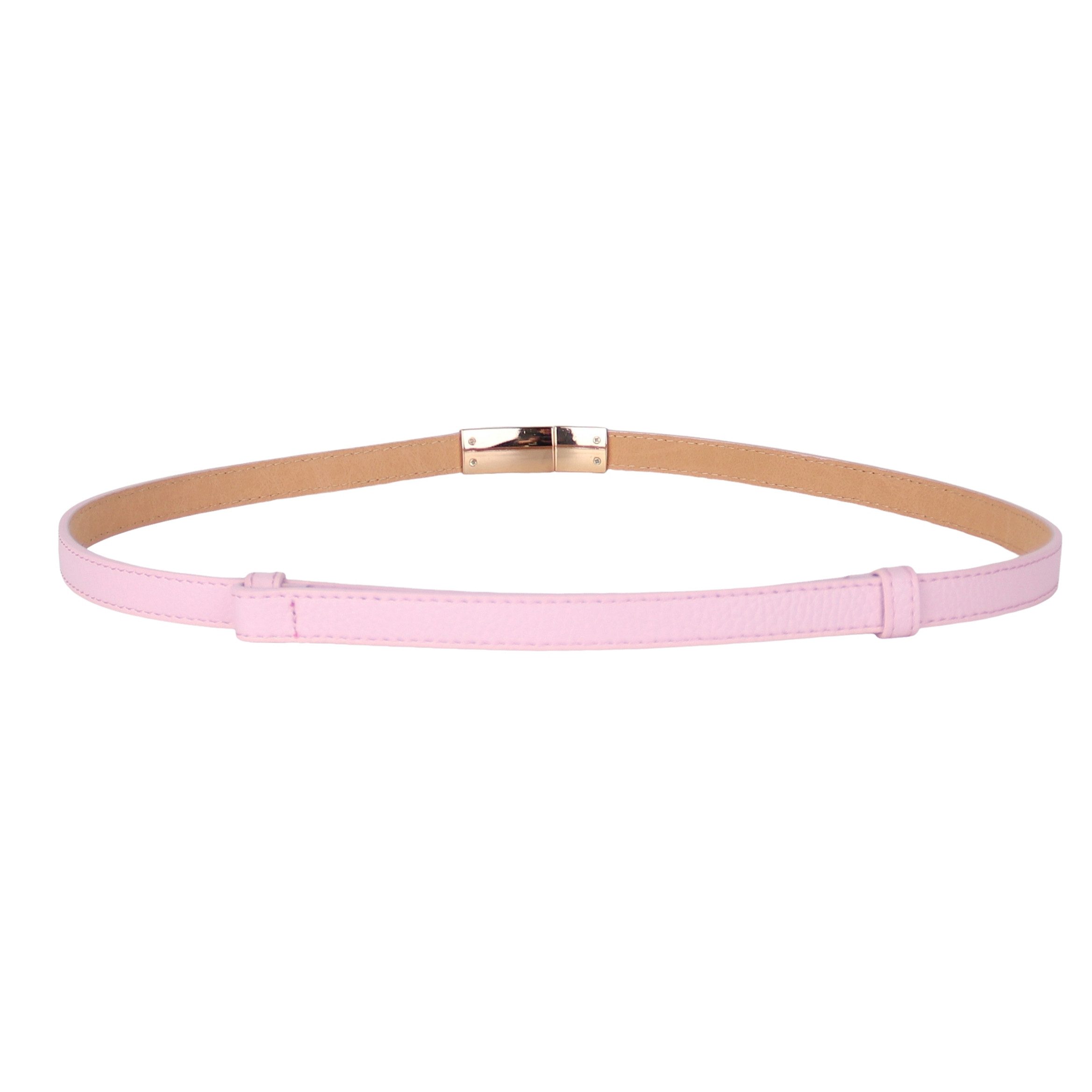 MIRROSI Ledergürtel Damen Gürtel Echtleder, Made in Italy, 18mm breit (Passt fast zu jeder Hosenschlaufe) Einheitsgröße (Geeignet für einen Hüftumfang von ca. 5 – Bild 2 von 5