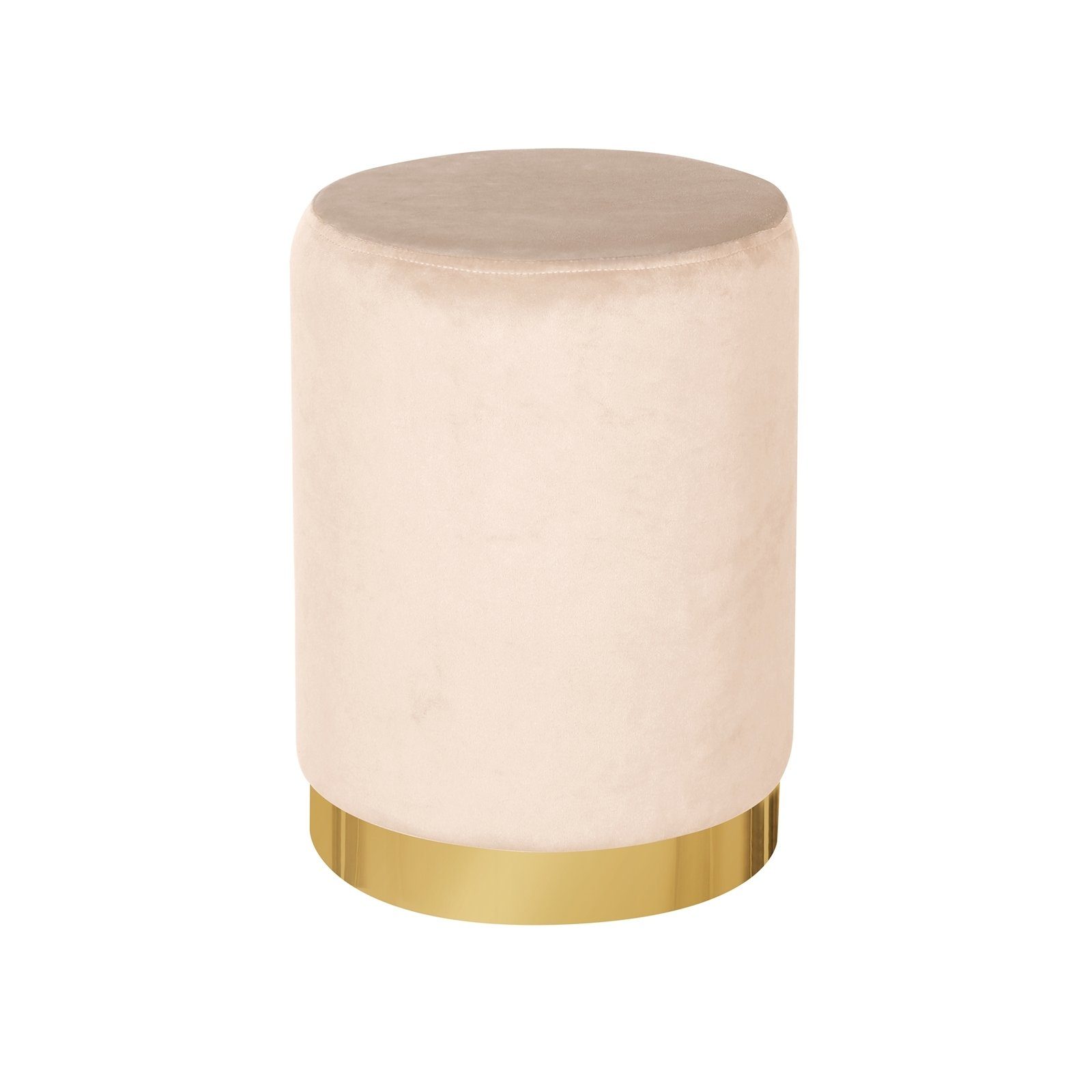 HTI-Living St), 1 (Stück, Sitzhocker Beige Hocker Reese Sitzhocker