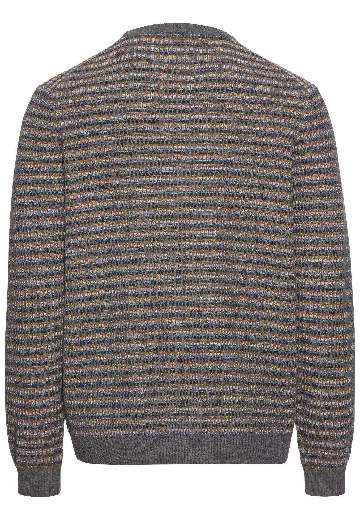 camel active Strickpullover Mouline Strickpullover im Streifenmuster günstig online kaufen