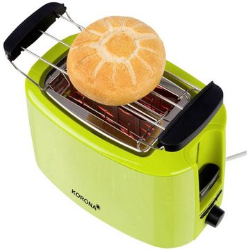 KORONA Toaster Toaster in2 Scheiben mit Brötchenaufsatz, mit Brötchenaufsatz