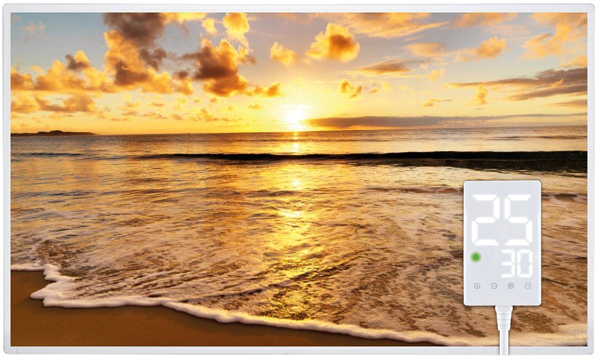 Heidenfeld Infrarotheizung HF-HP105 Strand 1 Elektroheizung inkl. Thermosta günstig online kaufen