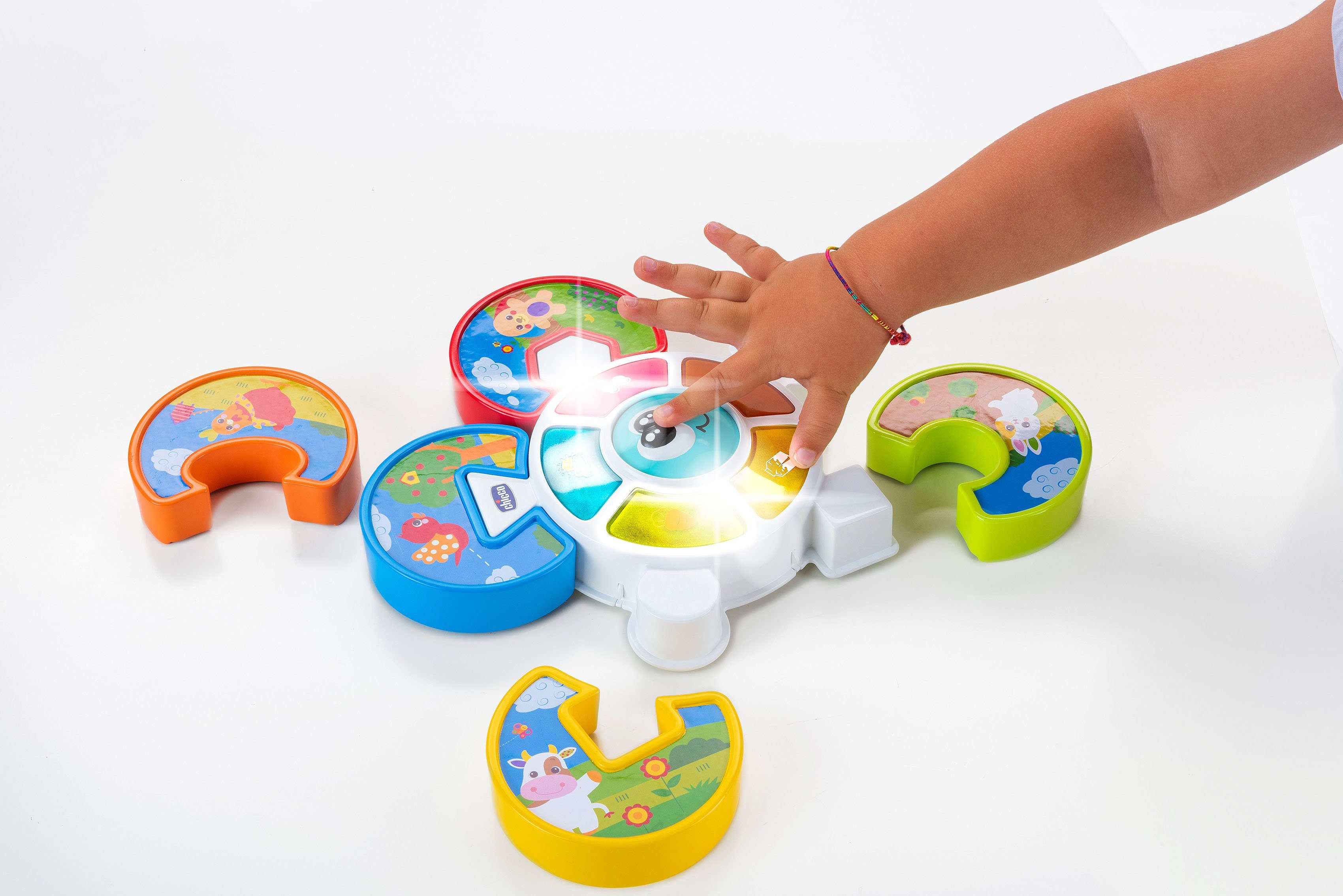 Chicco Lernspielzeug Elektronisches Puzzle - Errate Das Tier, mit Licht und Sound – Bild 5 von 5