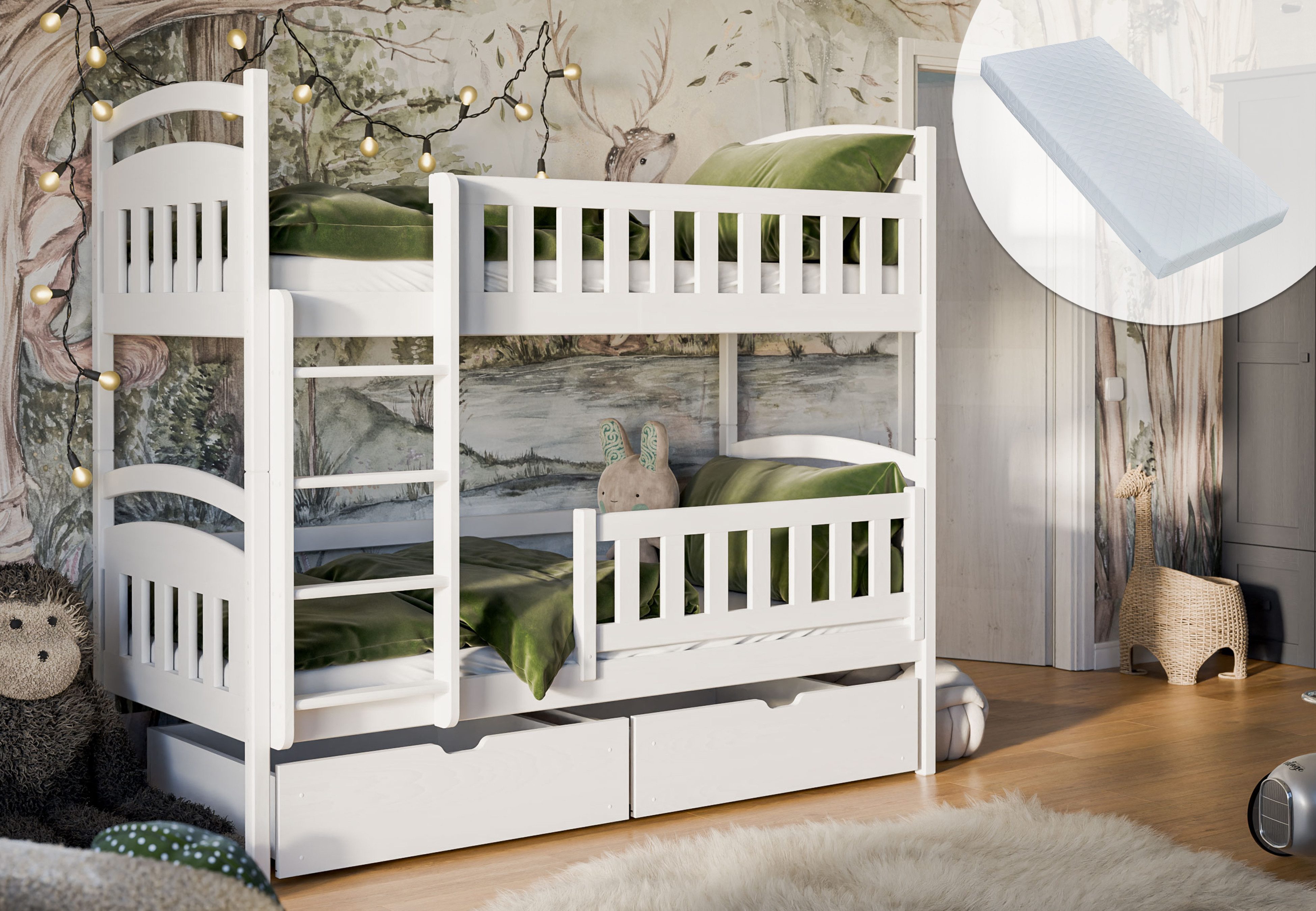 Kids Collective Etagenbett Hochbett Kinderbett 80x180 günstig online kaufen