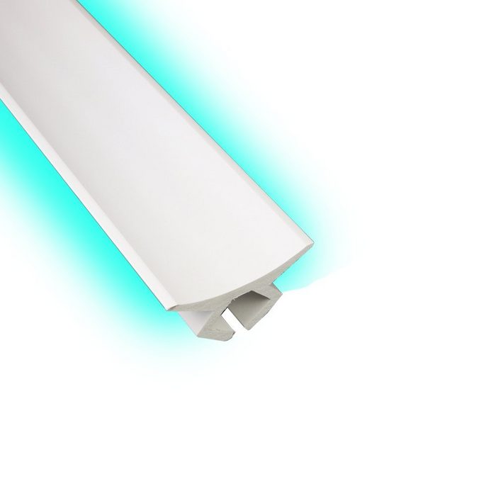 BaukastenStore Sockelleisten-Innenecke LED Deckenleiste INO-8 - 1.7m L: 170 cm LED Deckenleiste INO-8 170 x 8 5 x 8 5cm Deckenleiste LED Lichtleisten Indirekte Beleuchtung Modern Robust Hochwertig Langlebig
