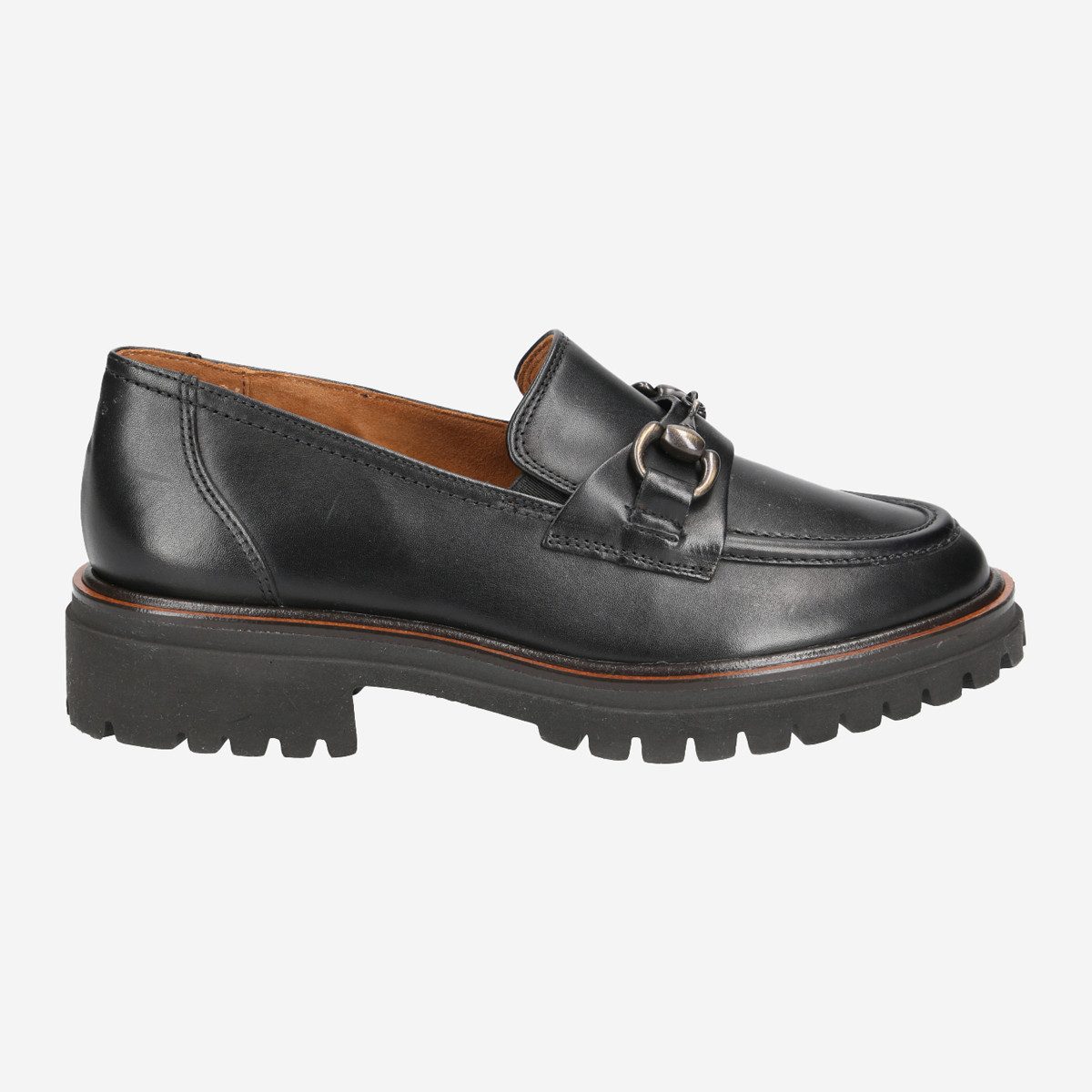 Paul Green 2956-012, Slipper & Mokassin in Schwarz für Damen Slipper