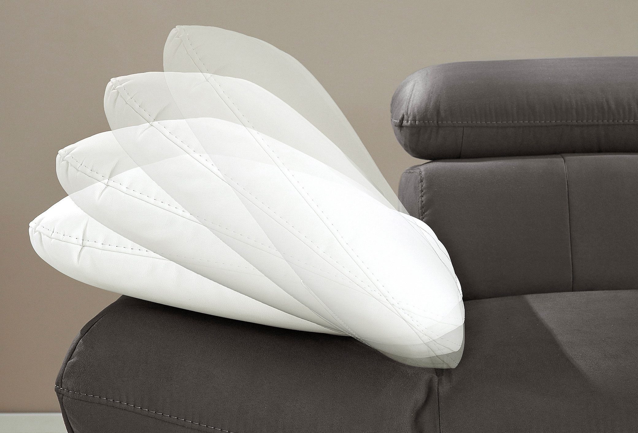 INOSIGN Ecksofa Solution L-Form, mit Arm- & Kopfteilverstellung, wahlweise günstig online kaufen