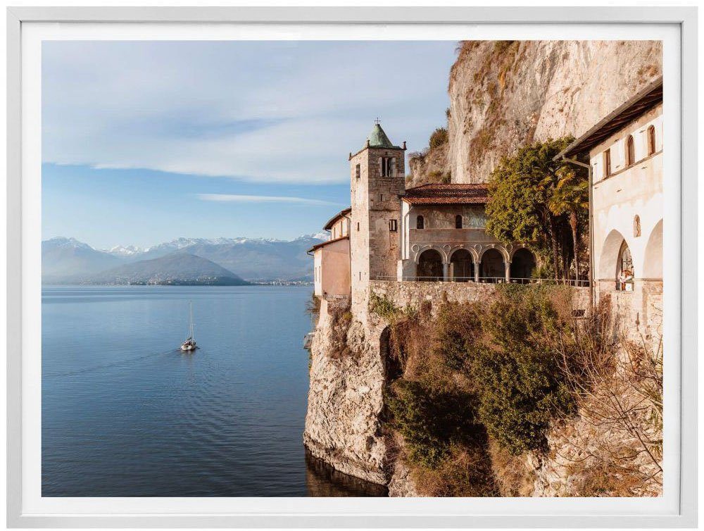 Wall-Art Poster Lago Maggiore, St), (1 Wandbild, Poster, Landschaften Bild, Wandposter