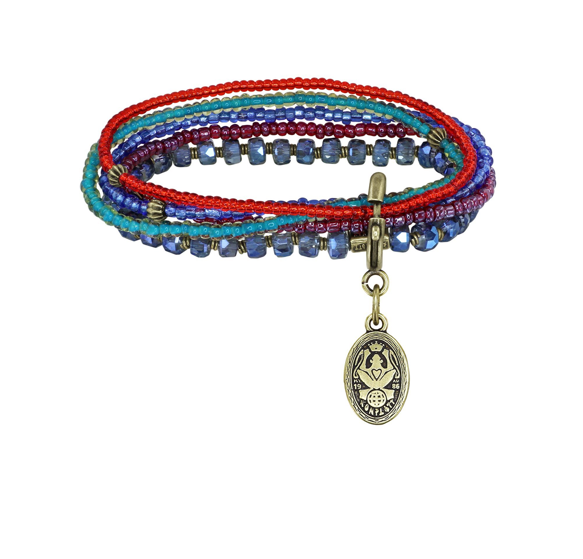 KONPLOTT Armband KONPLOTT Armband Petit Glamour d´Afrique antik Messing multi