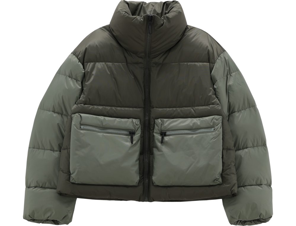 CMP Steppjacke WOMAN JACKET Feel Warm Flock Wattierung, Clima Protect® Schutz, Hoher Stehkragen