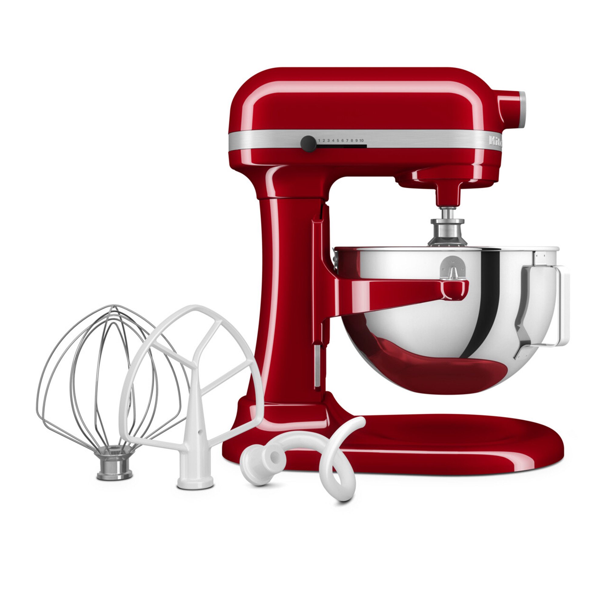 KitchenAid Küchenmaschine 5KSM55SXXEER, 375 W, 5,2 l Schüssel, Original-Planetenrührwerk