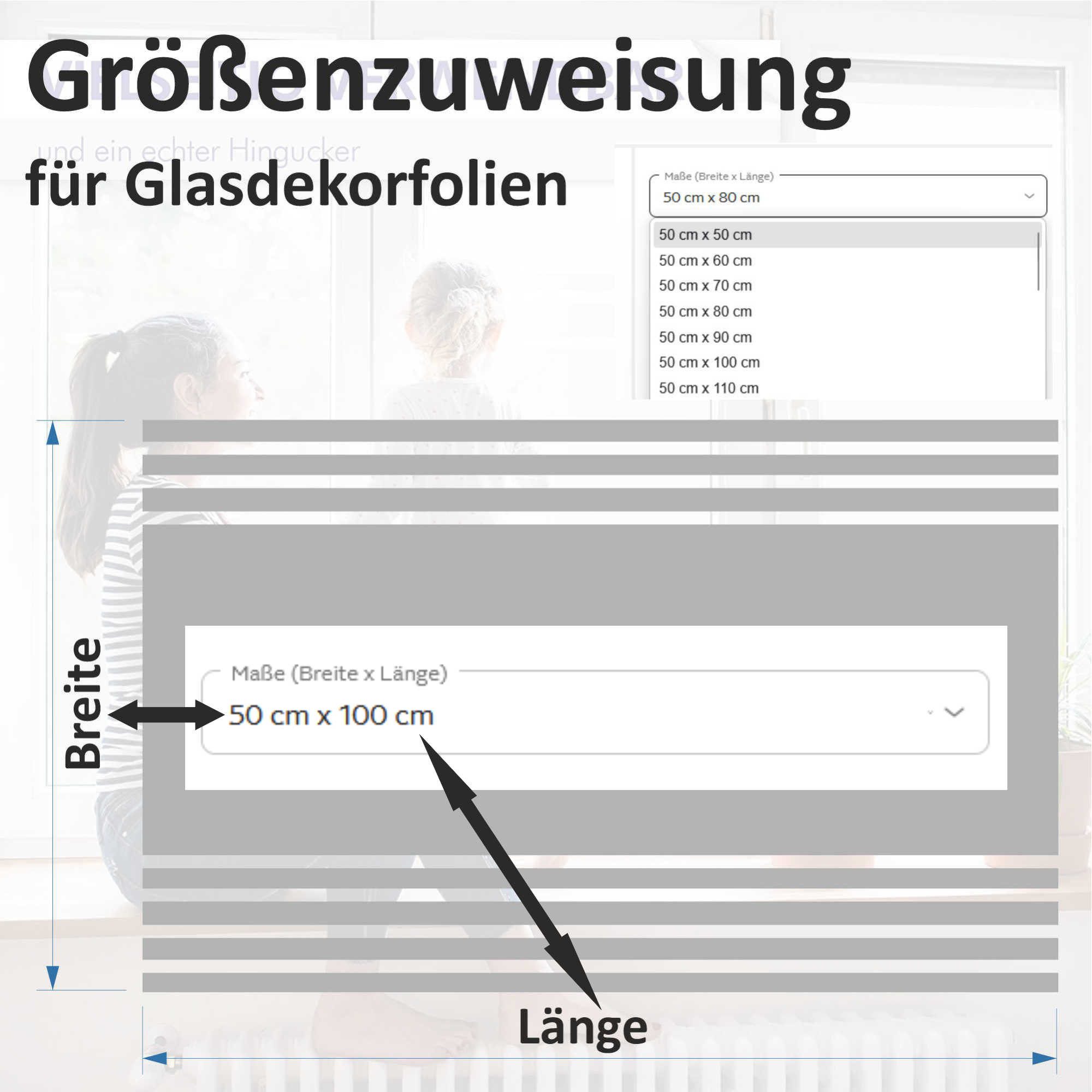 INDIGOS UG Fensterfolie FrostLine – Sichtschutzfolie Streifen Satiniert für Dusche & Bad