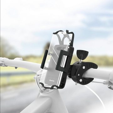 Hama Universal Smartphone Fahrradhalter Handyhalterung Handy-Halterung, (Ausführung: Fahrrad-Halter Geeignet für: Smartphone)